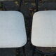 Four chairs by Colette Gueden reupholstered from the 1950s/60s.
