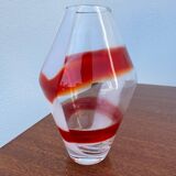 Small Guzzini vase blown glass