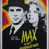 Original cinema poster "max and the ferrailleurs" romy schneider