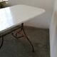 Table de jardin rivetée 1930