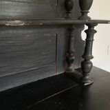Black wooden buffet
