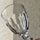 Set of 4 crystal glasses for liqueur.