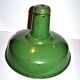 Green enamelled sheet metal workshop lamp – Industrial Farmhouse pendant light 41cm