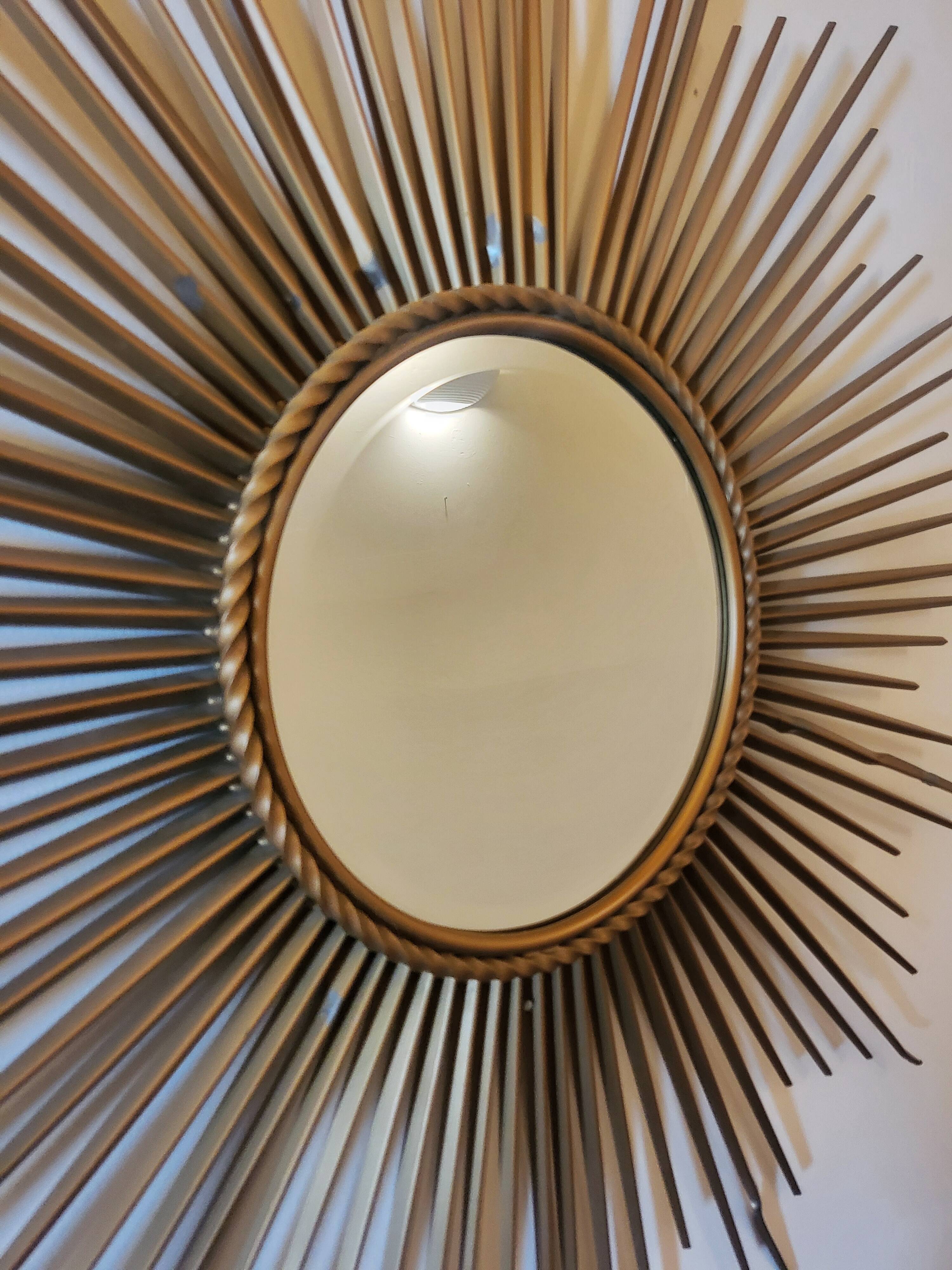 Miroir soleil ( sorcière ) Chaty Vallauris.