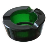 Vintage Green Glass Ashtray