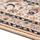 Chaku beige and black persian carpet 80x150 cm