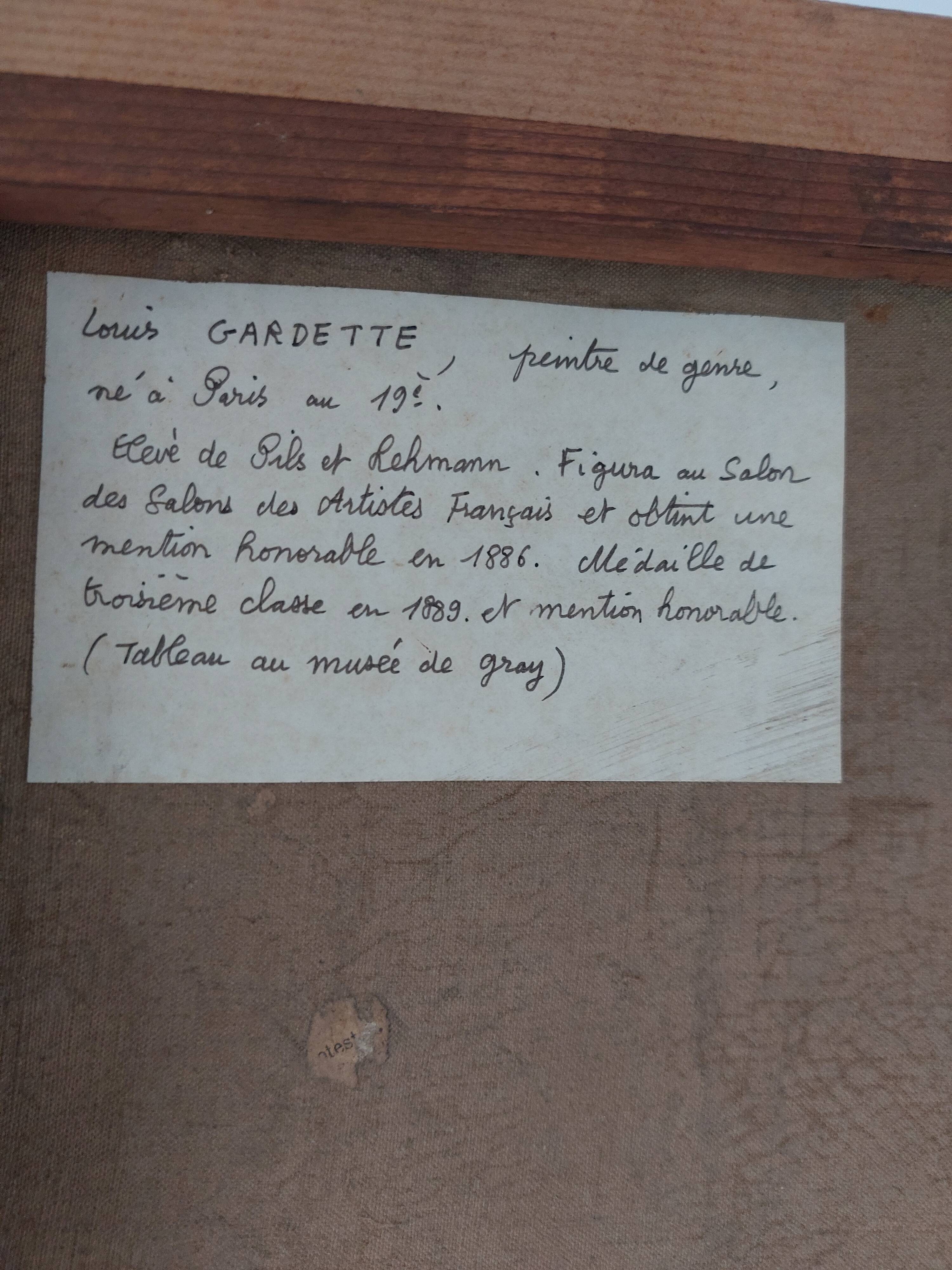 Portrait bearded man XlX the childcare sign