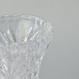 Cut glass single-stem vase