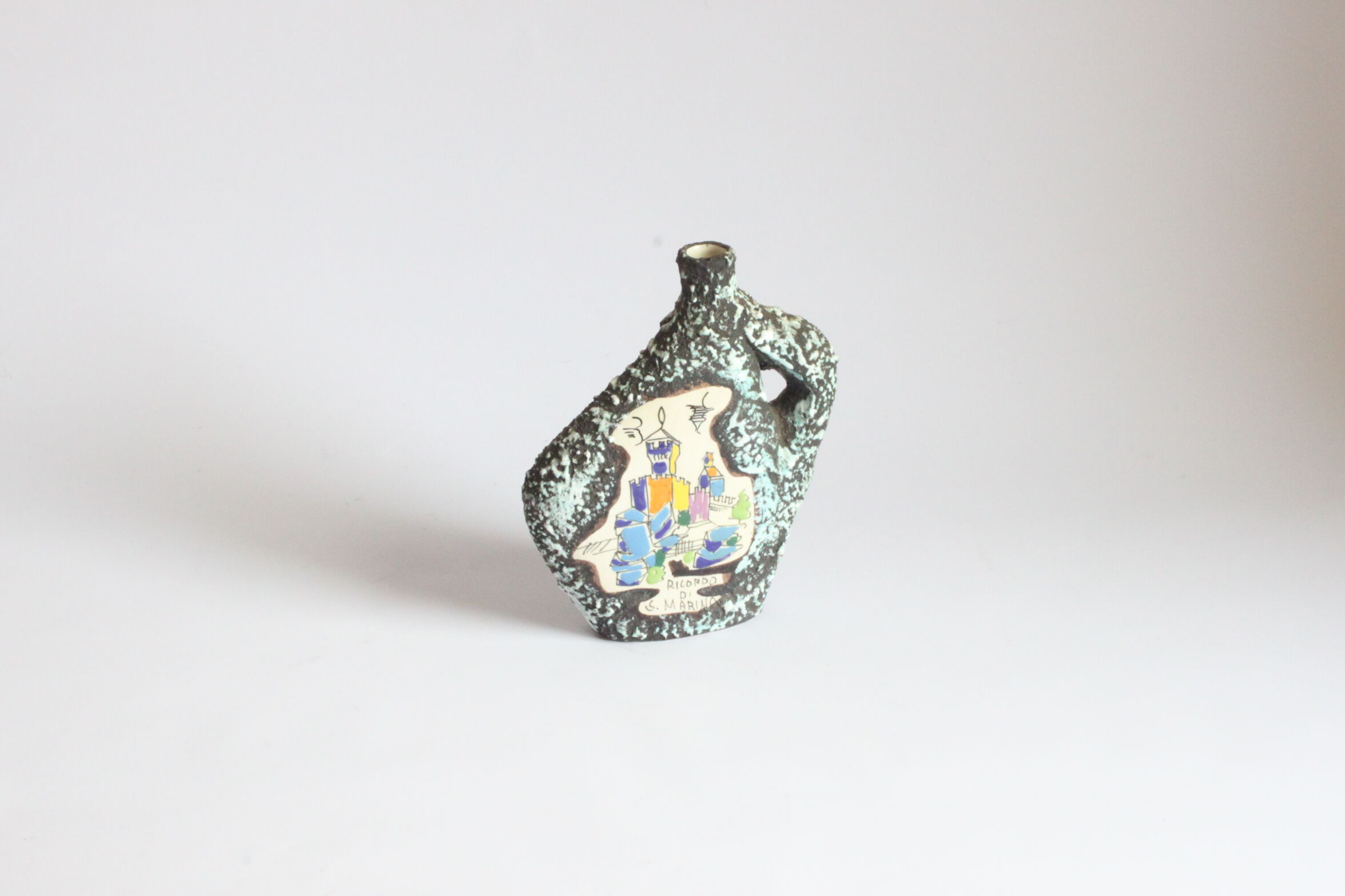 Ricordo Di San Marino Lava Vase By Marmaca 1950S