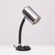 Egon hillebrand chrome goose neck table lamp 1970s