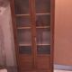 Antique wooden display cabinet – vintage spirit / 1950s