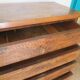 Antique oak burr chest of drawers - 4 drawers - marquetry inlay from the early 21st century