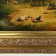 Belgian Artist, Farm Scene, 20th Century, Large Oil on Canvas, Framed
