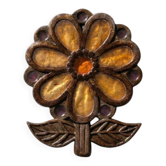 Trivet in talosel and metal attributed to Line Vautrin, circa 1950-1960.
