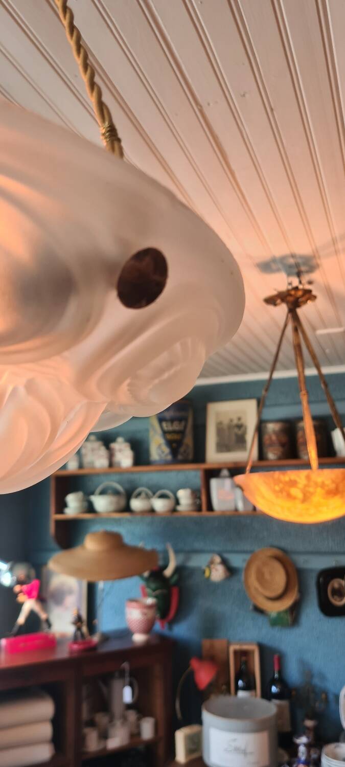 Artdeco pendant light circa 1930