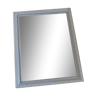 Miroir ancien avec cadre en bois gris