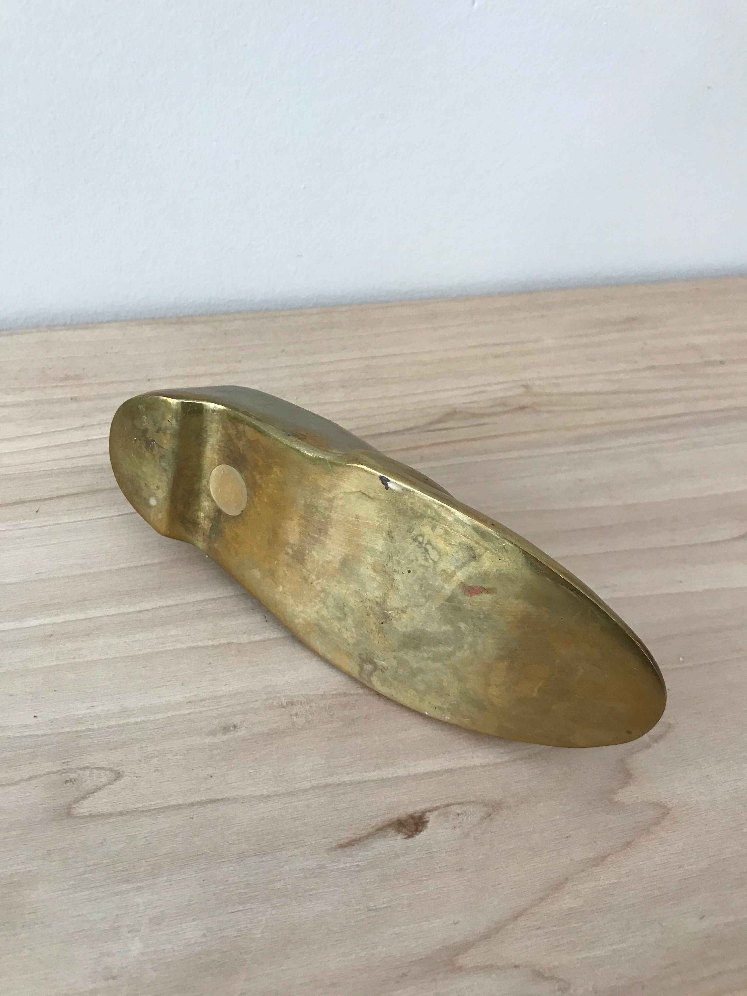 Brass ashtray