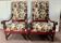 Pair of Renaissance style armchairs in solid walnut, 19th century