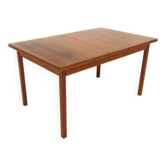 Table de salle à manger scandinave "Bjärni" en teck, Hugo Troeds, Suède, 1960