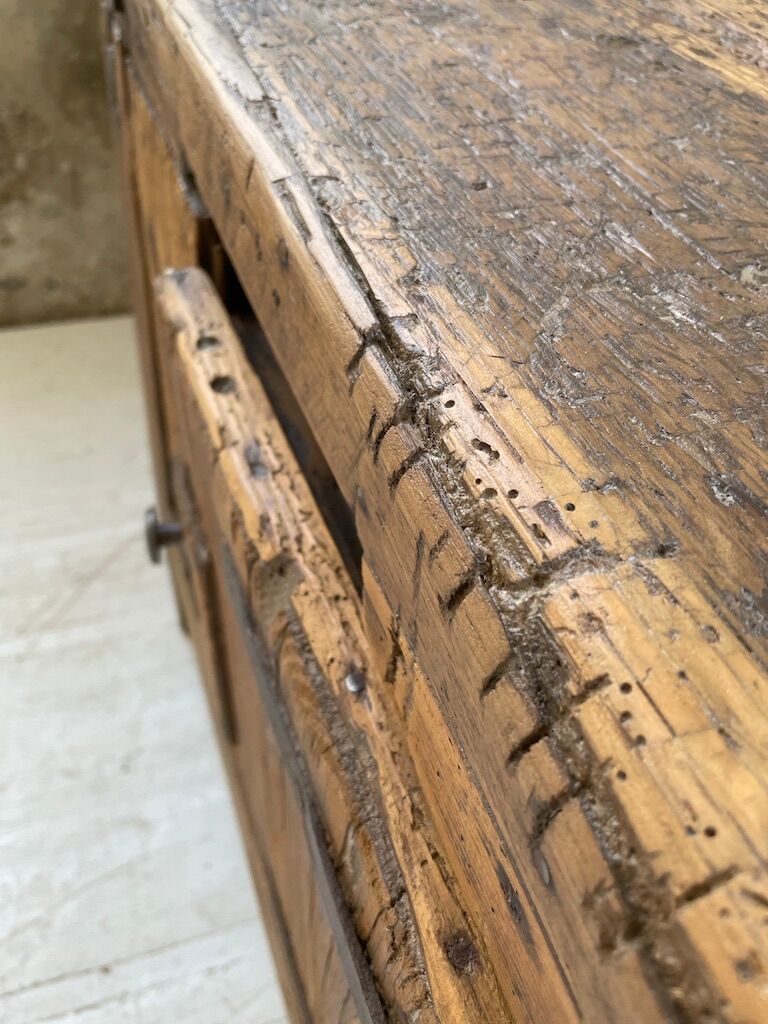 Established former brutalist console oak pine