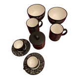 Scraffito Habitat Service 9 pieces