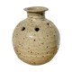 Stoneware flower spike ball vase