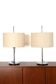 Lampes de table vintage de Staff, ensemble de 2