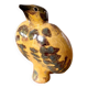 Decorative bird in glazed earthenware, Europe, around 1960.