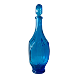 Blue glass decanter