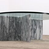 Vintage Design Italian marble vintage coffee table, 1970s Italy