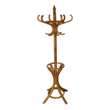 Wooden coat rack
