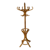 Wooden coat rack
