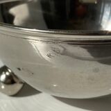 Modernist tidy in silver metal