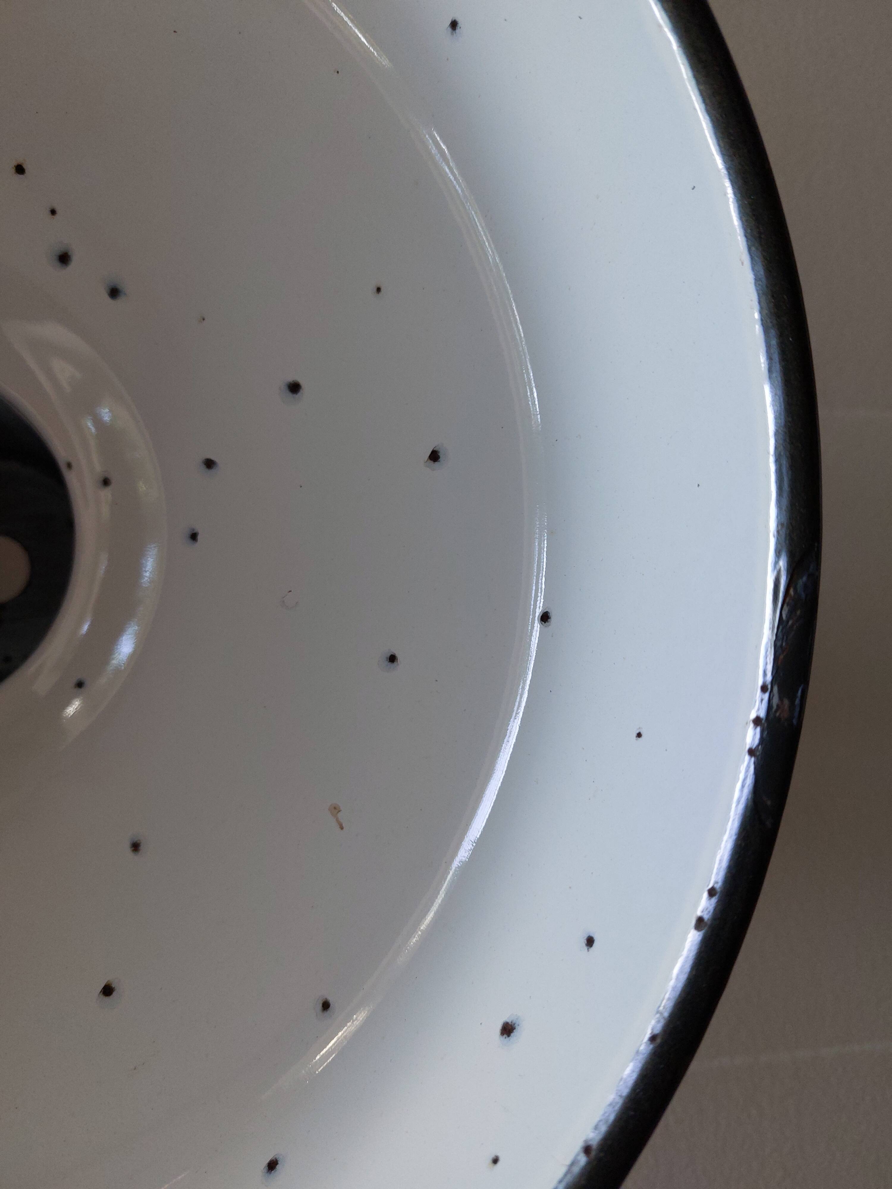 lampshade in enamelled sheet metal, anthracite grey