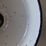 lampshade in enamelled sheet metal, anthracite grey