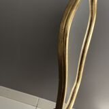 Wooden mirror guaranteed gilded with sheet 59x36cm