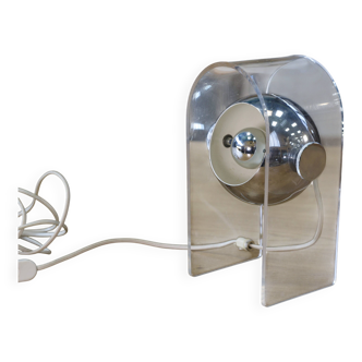 Vintage Italian design table lamp Eyeball 1970s