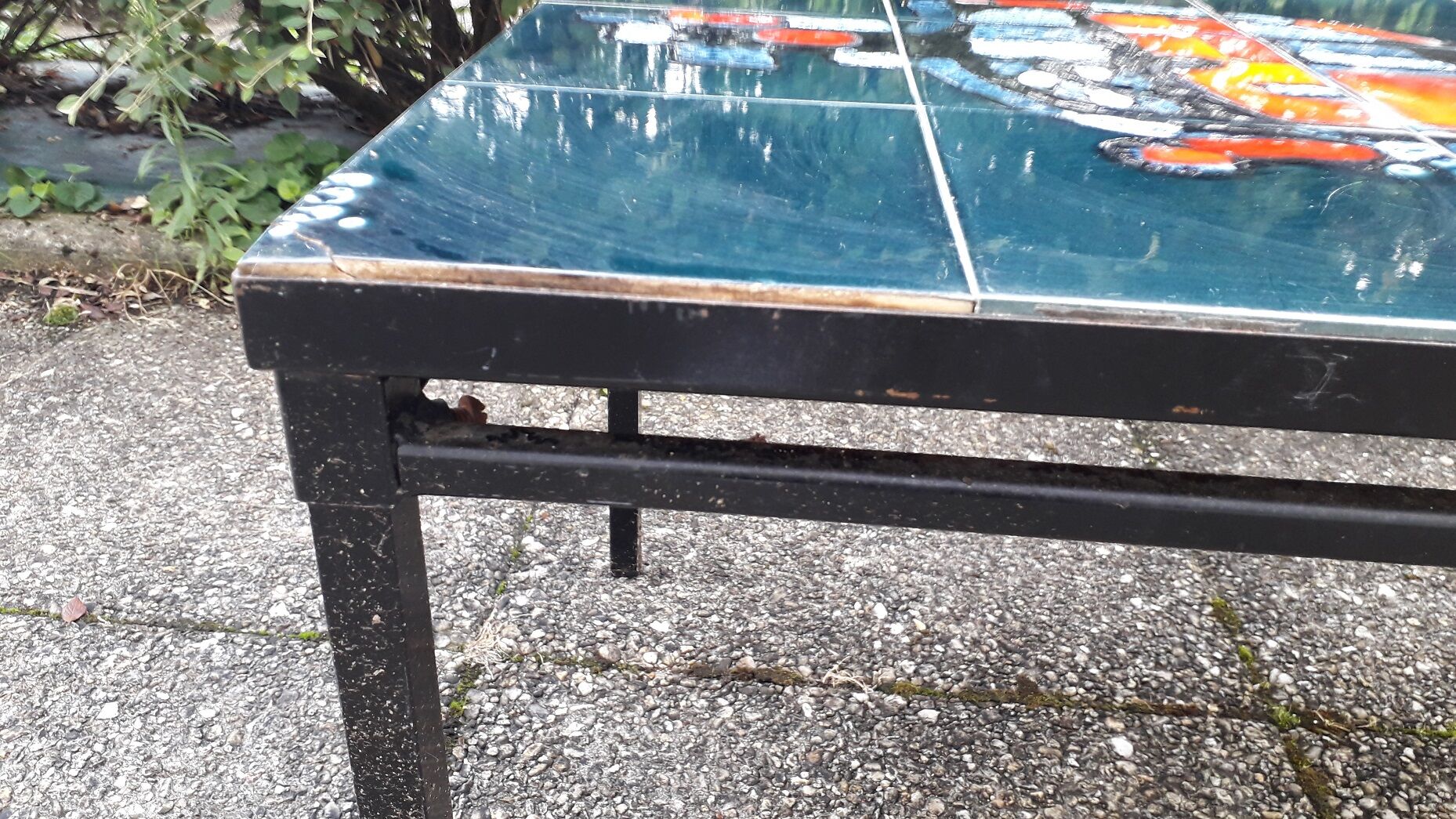 Table basse céramique signé Adri