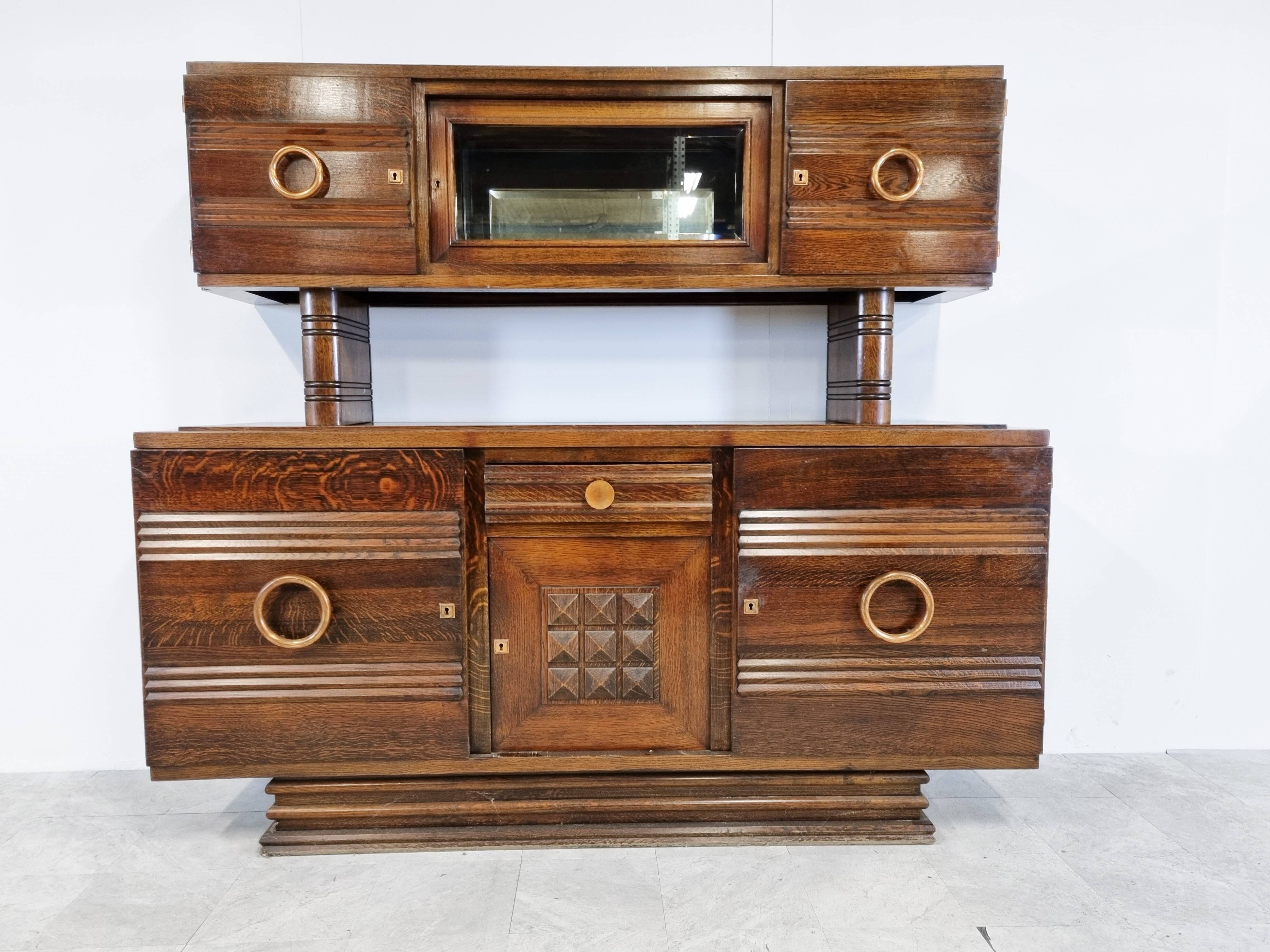 Art deco cabinet by Charles Dudouyt, 1940s