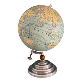 Globe terrestre J.Forest, Éditions Girard et Barrère, vers 1930