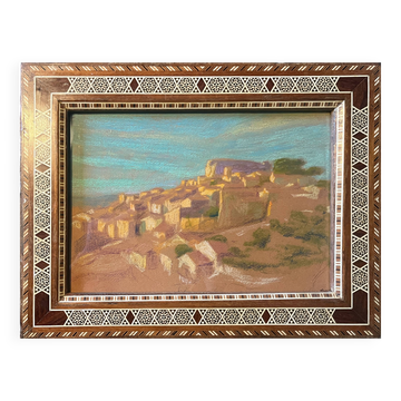 Tableau attr. Ed. Pannetier "Paysage d'Algérie" Orientaliste