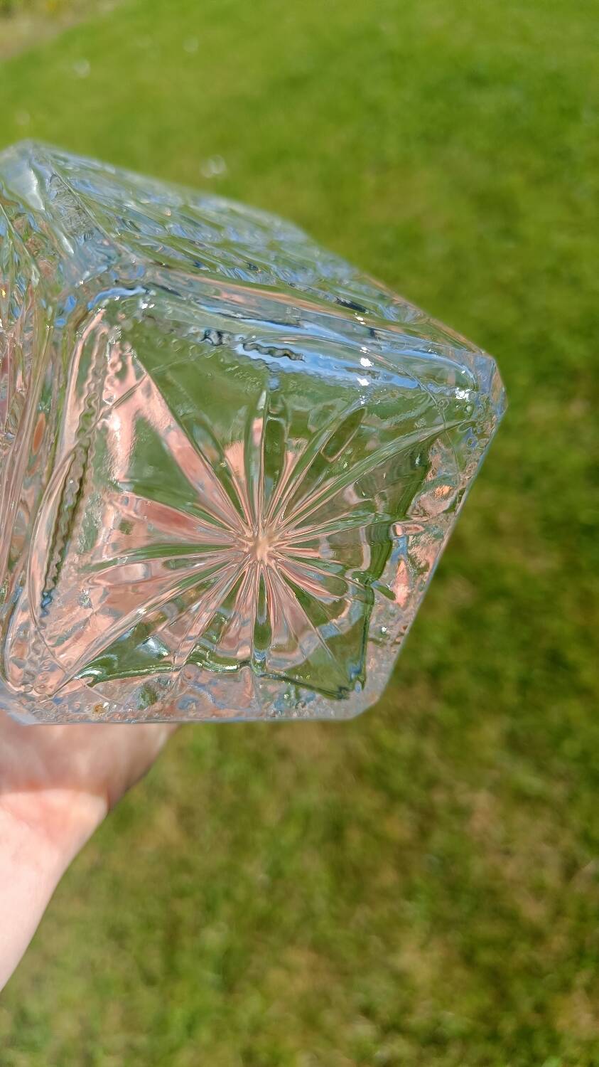 Vintage glass carafe