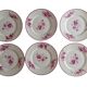 6 Maison Bernardaud dessert plates in Limoges porcelain