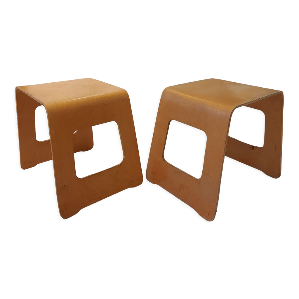 Tabourets, tables basses "Benjamin" de Lisa Norinder pour Ikea Selency