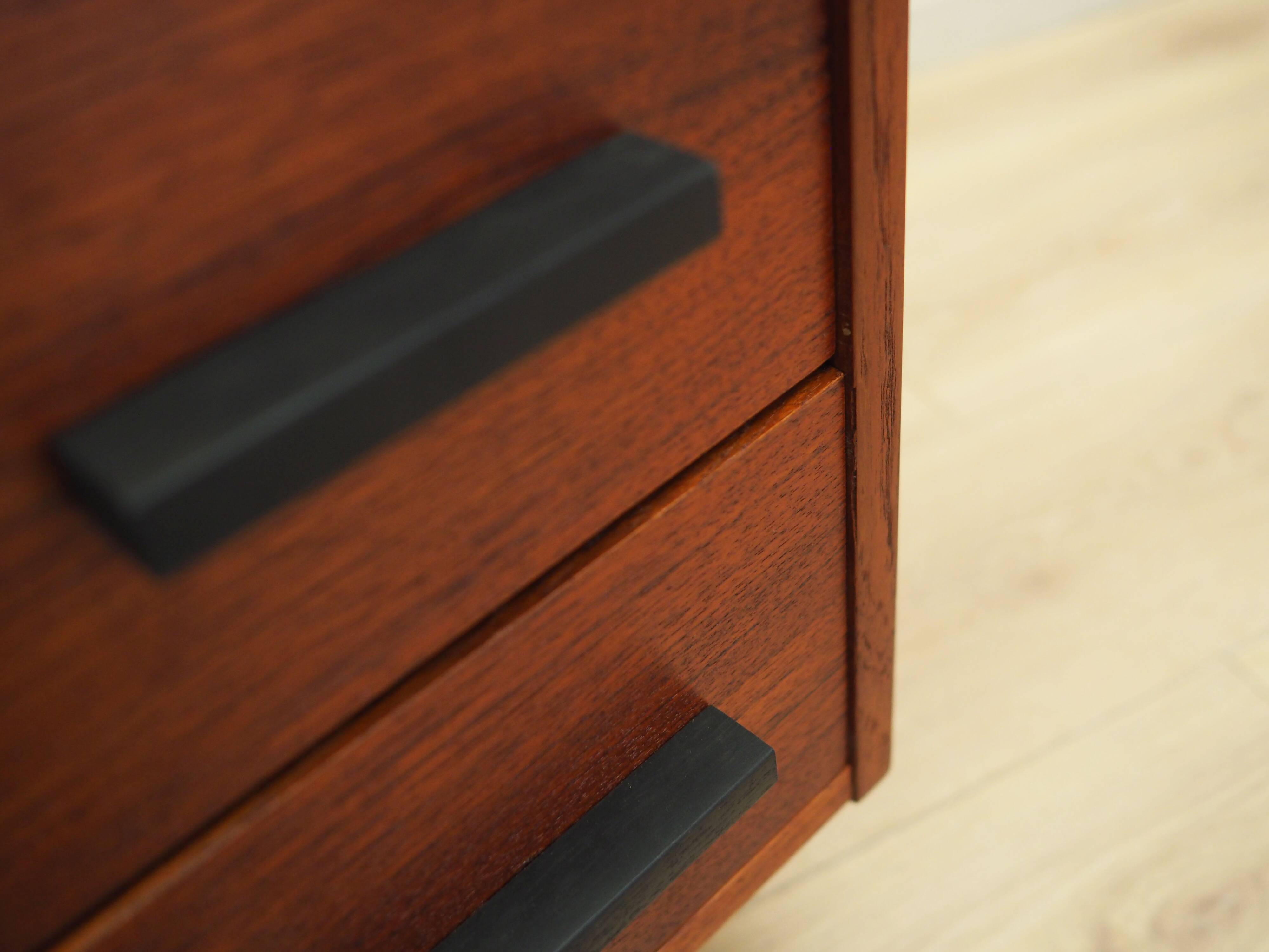 Teak chest of drawers, Danish design, 1980s, production: Denmark