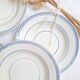 Deep plates / Salad plates St Amand blue