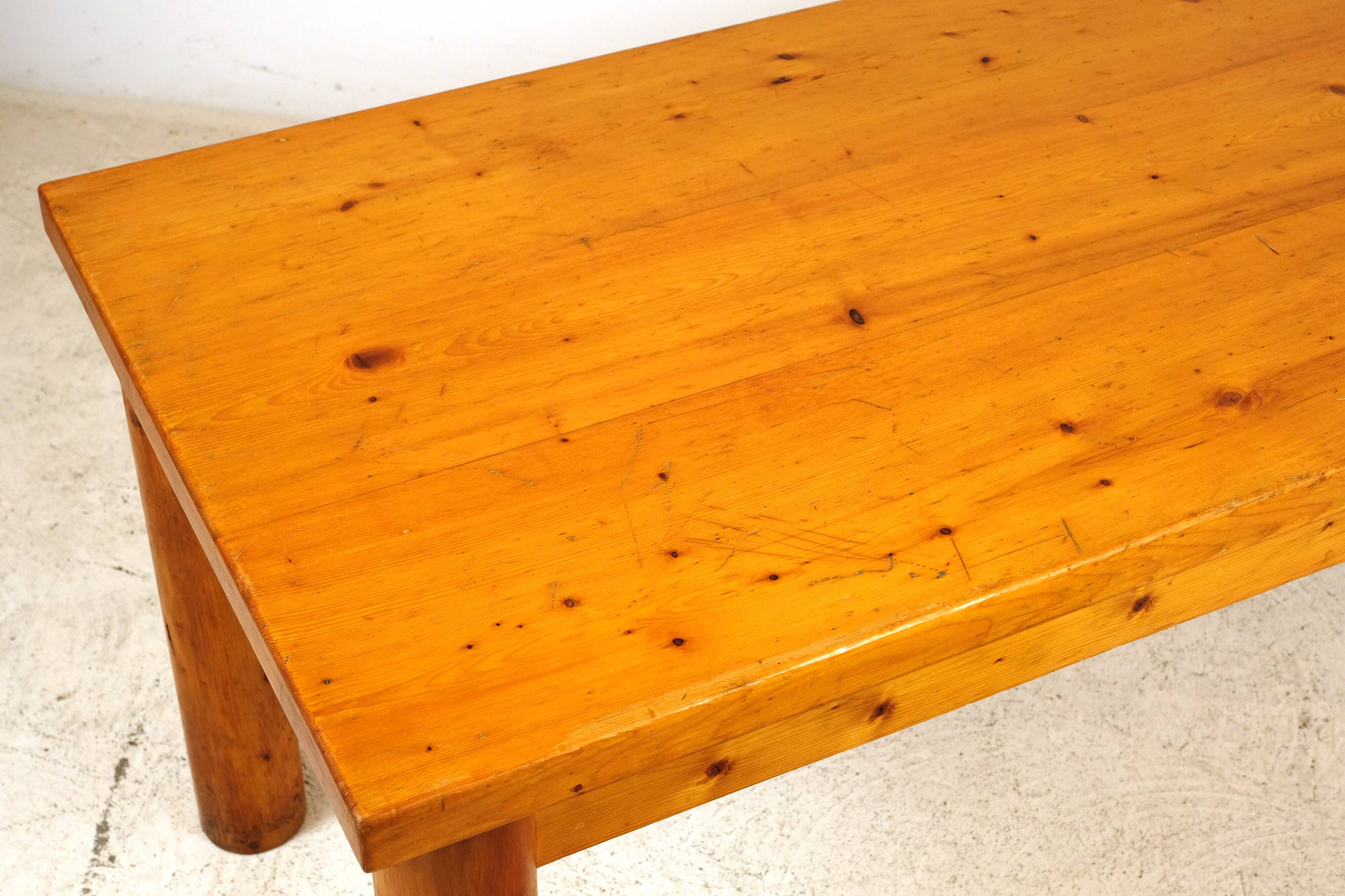 René Martin desk and Méribel chair by Charlotte Perriand 1955