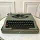 flat typewriter gray green My Rooy 50s-60s