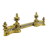 Pair of Gilt Bronze Andirons, Louis XVI Style, Late 19th Century