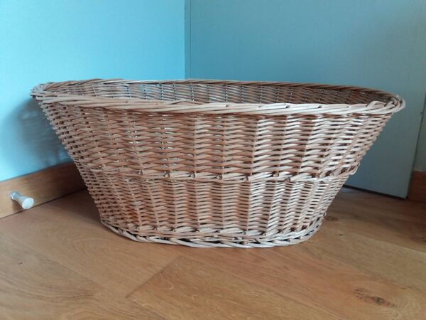 Panier grande corbeille en osier